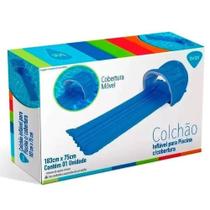 Colchao inflavel com cobertura 183x75cm zippy