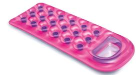 Colchão Inflável copacabana Bote Copinhos Rosa Intex