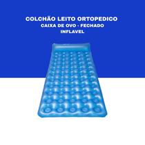 Colchão inflavel fechado com cabeceira caixa de ovo Colchão inflavel fechado com cabeceira caixa de ovo
