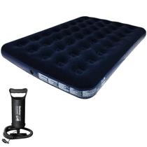 Colchão Inflável Multiuso De Casal Para Camping Ar Livre Grande Bel Com Bomba Ar Pequena Bestway