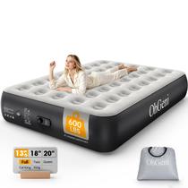 Colchão Inflável OhGeni Casal 33x137x33cm com Bomba Embutida 110V