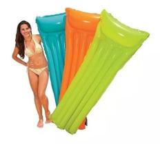 Colchão Inflável Para Piscina 183x69cm Verao Praia Campo