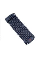 Colchão inflavel para solteiro com travesseiro impermeavel com bomba inbutida na cor azul escuro - Opsshopping