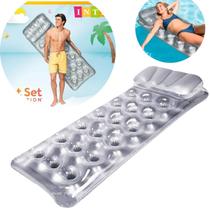 Colchão Inflável Piscina Bronzeador Copinhos Intex 188cm x 71cm 58894 Colchão Inflável Piscina Bronzeador Copinhos Intex 188cm x 71cm 58894