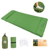 Colchão Inflável Solteiro Automático Com Travesseiro Camping Acampamento Viagem Ao Ar Livre Bomba Embutida Colchão Inflável Solteiro Automático Com Travesseiro Camping Acampamento Viagem Ao Ar Livre Bomba Embutida