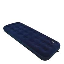 Colchão inflável solteiro com fole mor multiuso zul marinho 185 x 76 x 22cm