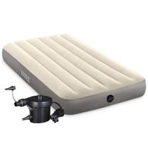Colchão Inflável Solteiro Dura Beam Fiber Tech com Bomba Elétrica- Intex
