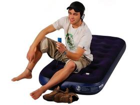 Colchão Inflável Solteiro Mor com Inflador Incorporado