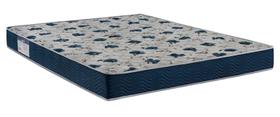 Colchao Iso 6.0 - D28 Casal 138 cm (LARG) Azul e Branco - 52003