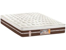 Colchão King Castor Silver Star Air One Face Pocket Hibrido 193x203x32 Marrom