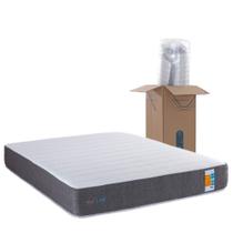 Colchão King Enrolado Espuma 193cm Keepcore Cinza/Branco Herval Colchão King Enrolado Espuma 193cm Keepcore Cinza/Branco Herval