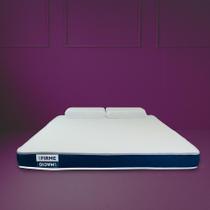 Colchão King Guldi Duplo D28 com 2 Travesseiros Guldi Soft Nasa Branco Colchão King Guldi Duplo D28 com 2 Travesseiros Guldi Soft Nasa Branco