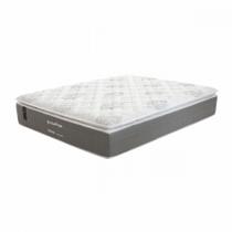 Colchão King Mola Ensacada Com Pillow Top 193x203x30 Cinza com Branco Prorelax