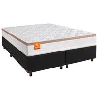 Colchão King Molas Ensacadas + Box Preto - Isis Real Colchão King Molas Ensacadas + Box Preto - Isis Real