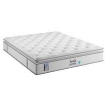 Colchão King Molas Ensacadas MasterPocket Comfort Gel Pillow Top (193x203x32) - Plumatex