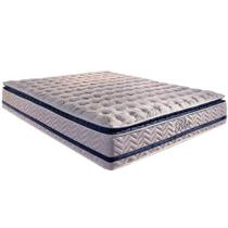 Colchão King Molas MasterPocket Ensacadas Visco Gel Blue Pillow Top (193x203x32) - Paropas Colchão King Molas MasterPocket Ensacadas Visco Gel Blue Pillow Top (193x203x32) - Paropas
