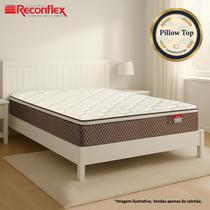 Colchão King Molas Reconflex Evolution Pillow Top Tecido Malha ate 150kg 203x192x32 Colchão King Molas Reconflex Evolution Pillow Top Tecido Malha ate 150kg 203x192x32
