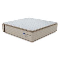 Colchão King Probel Molas Ensacadas Pillow Top 193x203x30cm Guarda Costas Genova Branco/Bege Colchão King Probel Molas Ensacadas Pillow Top 193x203x30cm Guarda Costas Genova Branco/Bege