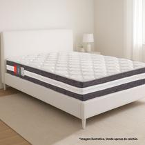 COLCHÃO KING RECONFLEX ESPUMA D33 MAX SAÚDE PREMIUM SELADO TECIDO MALHA 203x192x28 COLCHÃO KING RECONFLEX ESPUMA D33 MAX SAÚDE PREMIUM SELADO TECIDO MALHA 203x192x28