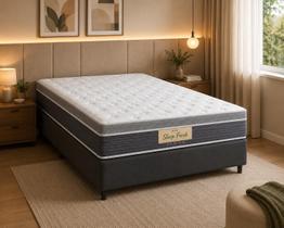 Colchão King Sankonfort Sleep Fresh 193x203 Cinza Colchão King Sankonfort Sleep Fresh 193x203 Cinza