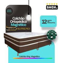Colchão king Shox Supremo Ortopédico 203x193x35cm