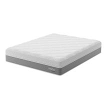 Colchão King Sublime Espuma Viscoelástica (32x193x203) Cinza e Branco