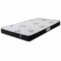 Colchão Light Ecotec Casal 12x188x138cm Espuma D20 Cor Branco com Preto