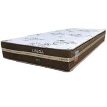 Colchão Lisboa Viúva Molas Ensacadas 24x188x128 Ecotec Cor Marrom