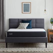 Colchão Lucid de 8 polegadas Twin Firm Gel Memory Foam branco