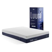 Colchão Luuna Original Firme, Espuma 26cm com Bloqueio de Movimento, 10 Anos de Garantia