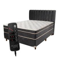 Colchão Massageador Box Cabeceira Casal 1,38x1,88 D33 Ortopédico