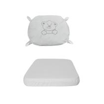 Colchão moisés e carrinho vira moisés + Travesseiro bordado Bebê Colchão moisés e carrinho vira moisés + Travesseiro bordado Bebê