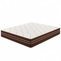 Colchão Molas Ensacadas 138x188x24 - Lateral Marrom PREMIUM