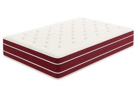 Colchão Molas Ensacadas 78x188x20 - Lateral Vinho PREMIUM