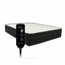 Colchão Molas Ensacadas Com Massagem Solteiro King Suede