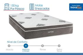 Colchão Molas Ensacadas Inovaflex Essential Casal - 138x188x30