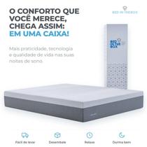 Colchão na Caixa Queen Molas Ensacada High Bed In The Box 20 Colchão na Caixa Queen Molas Ensacada High Bed In The Box 20