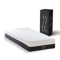 Colchão na Caixa Solteirão Hybrid Premium King Star Cor Branco, Tecnologia Americana com 12 anos de Garantia