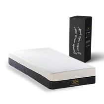 Colchão na Caixa Solteiro Hybrid Premium King Star Cor Branco, Tecnologia Americana com 12 Anos de Garantia
