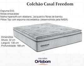 Colchao new freedom 138x188x32 casal