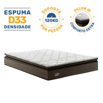 Colchão Nivus Espuma D33 Com Pillow Top Casal 138cm