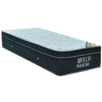Colchão Ortobom Airtech Progressive Solteiro 88x188x29cm com Molas Nanolastic Preto/Branco