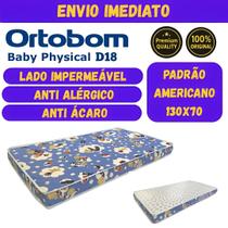 Colchão Ortobom Baby Physical Para Berço Padrão Americano 70x130x10cm Colchão Ortobom Baby Physical Para Berço Padrão Americano 70x130x10cm