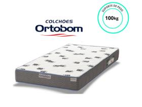 Colchão Ortobom Espuma D33 Light 88x188x14 - Antialérgico -Antiácaro