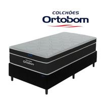 Colchão Ortobom Molas Superpocket com Base Box Suede Blindada Conforto e Durabilidade -Alta qualidade