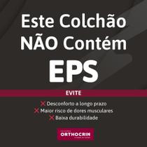 Colchão Ortopédico de Espuma D20 Orthocrin Cristal Solteiro 88x188x16 Espuma Certificada Alto Suporte Tecido Antialérgico Colchão Ortopédico de Espuma D20 Orthocrin Cristal Solteiro 88x188x16 Espuma Certificada Alto Suporte Tecido Antialérgico