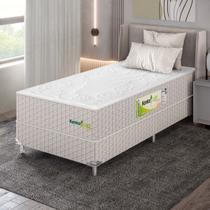 Colchão ortopedico orto 088x25x188 bordado no suede bege/tampo imperium branco Colchão ortopedico orto 088x25x188 bordado no suede bege/tampo imperium branco