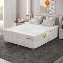 Colchão ortopedico orto 193x25x203 bordado no suede bege/tampo imperium branco Colchão ortopedico orto 193x25x203 bordado no suede bege/tampo imperium branco