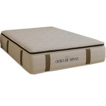 Colchão Ouro de Minas Casal com Molas Ensacadas 32x188x138 Colchominas