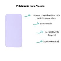 Colchão oval para moisés ou carrinho que vira moisés